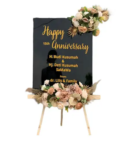 Papan Bunga Akrilik Kaligondang